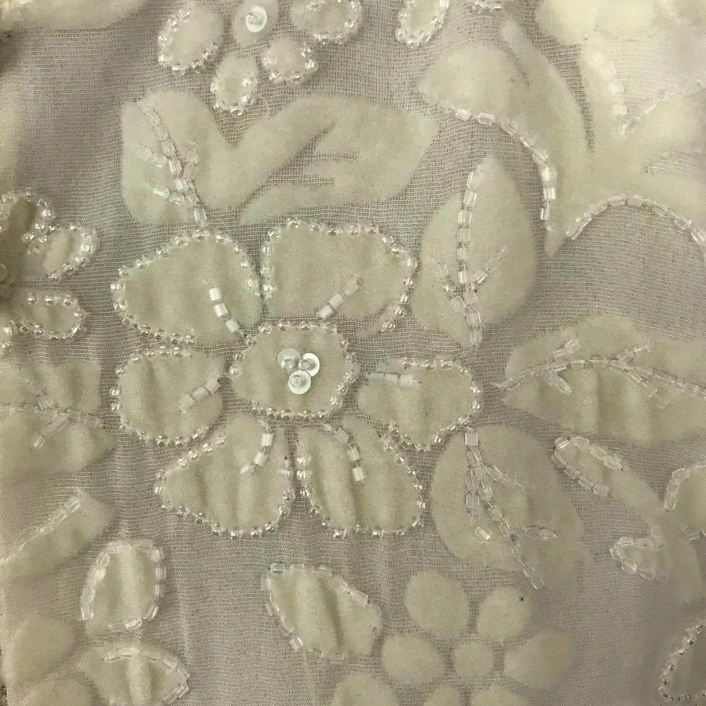 Lillie Rubin Beaded Velvet And Silk Evening Jacket - Picture 3 of 6